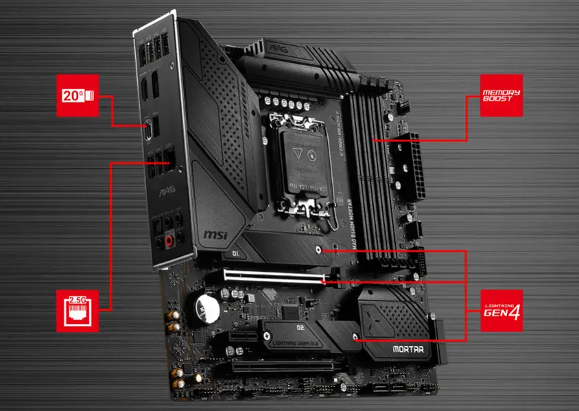 MSI MAG B660M MORTAR Gaming Anakart