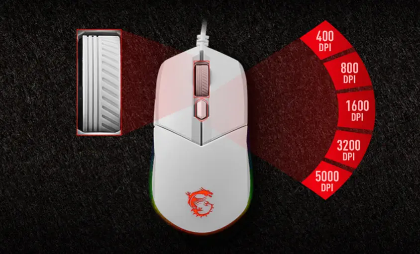 MSI Clutch GM11 White Kablolu Gaming Mouse