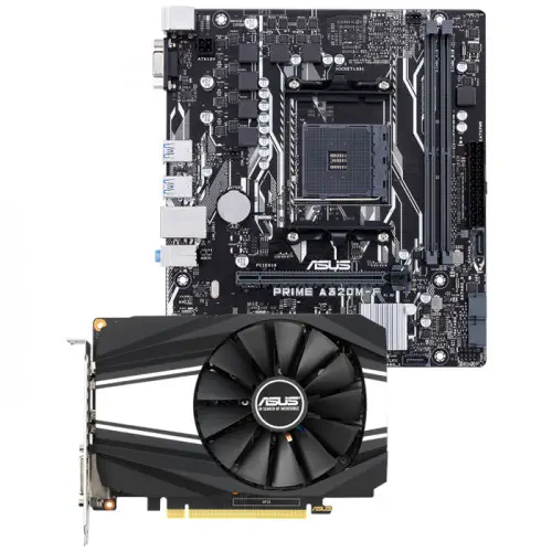 Asus PH-GTX1660S-O6G Ekran Kartı + Asus Prime A320M-F Anakart Bundle