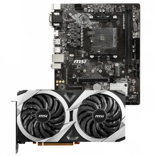 MSI Radeon RX 6700 XT MECH 2X 12G OC Ekran Kartı + MSI B450M PRO-M2 MAX Anakart Bundle