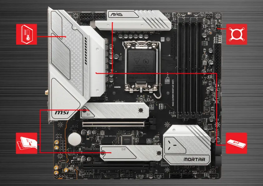 MSI MAG Z690M MORTAR WIFI Gaming Anakart