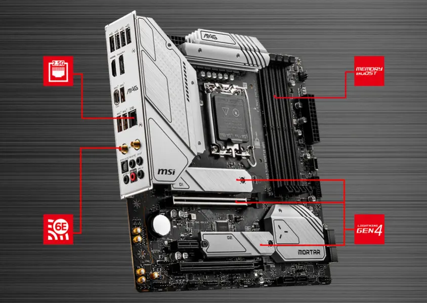 MSI MAG Z690M MORTAR WIFI Gaming Anakart