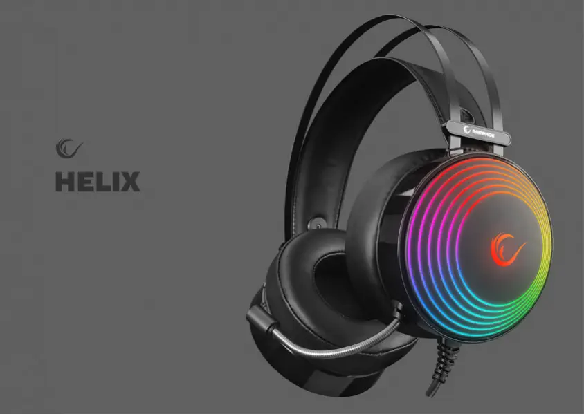 Rampage RM-K97 HELIX Kablolu Gaming Kulaklık