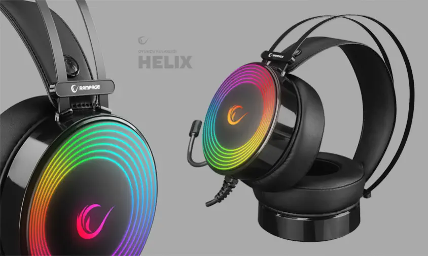 Rampage RM-K97 HELIX Kablolu Gaming Kulaklık