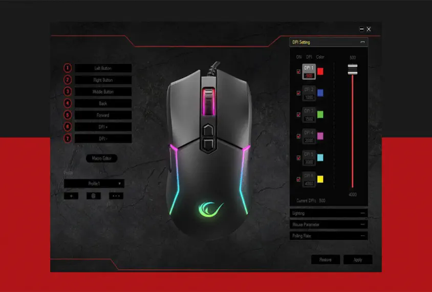 Rampage SMX-R28 COOL Kablolu Gaming Mouse