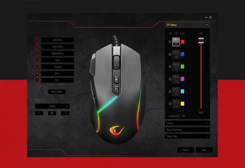 Rampage SMX-G39 COMFORT Kablolu Gaming Mouse