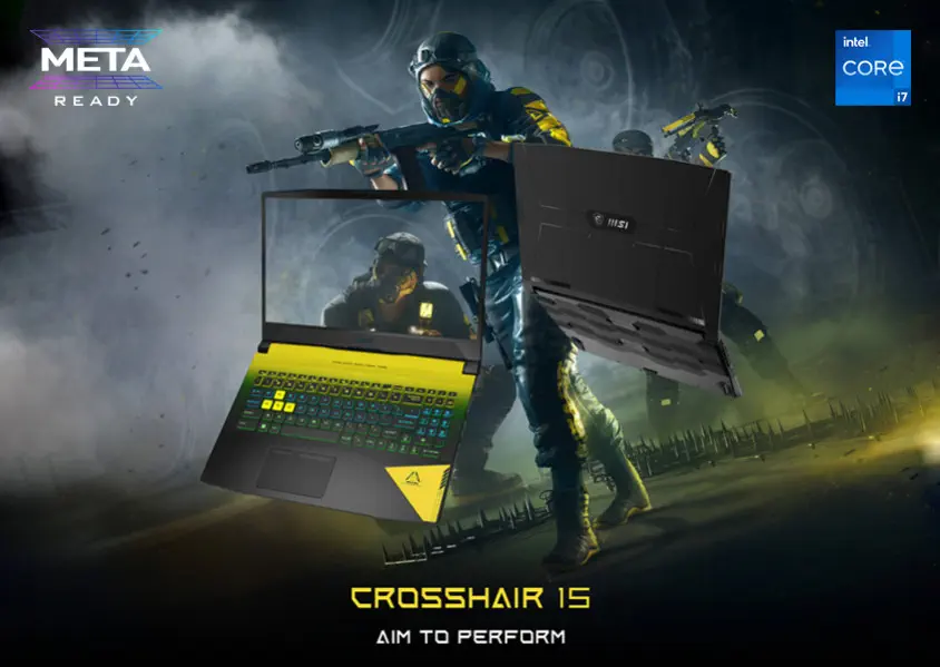 MSI Crosshair 15 B12UGZ-476XTR 15.6″ Full HD Gaming Notebook