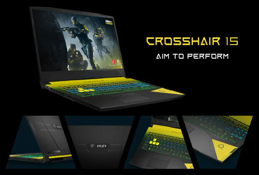 MSI Crosshair 15 B12UGZ-476XTR 15.6″ Full HD Gaming Notebook
