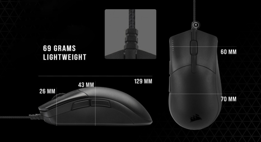 Corsair Sabre Pro CH-9303101-EU Kablolu Gaming Mouse