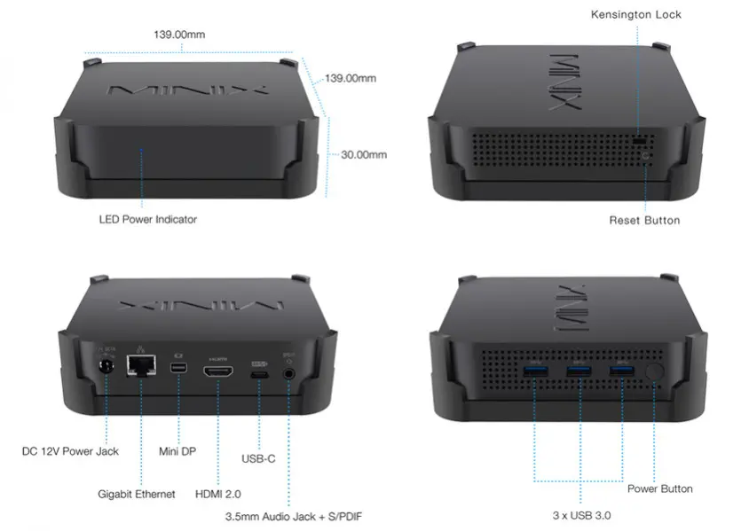 MINIX NEO J50C-8SE Mini PC