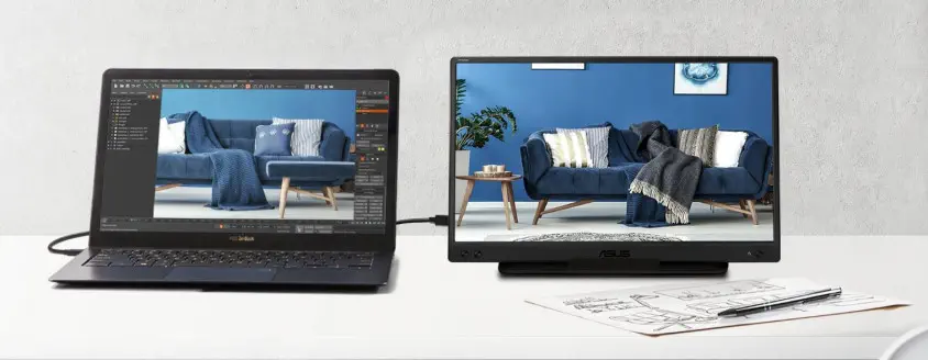 ASUS ZenScreen MB166C Monitör