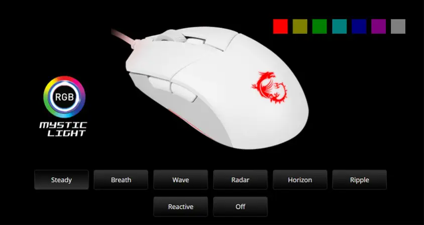 MSI Vigor GK30 Combo White Kablolu Gaming Klavye Mouse Set