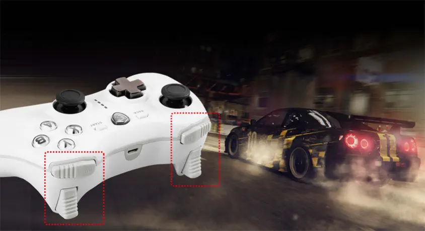 MSI Force GC20 V2 White Gamepad