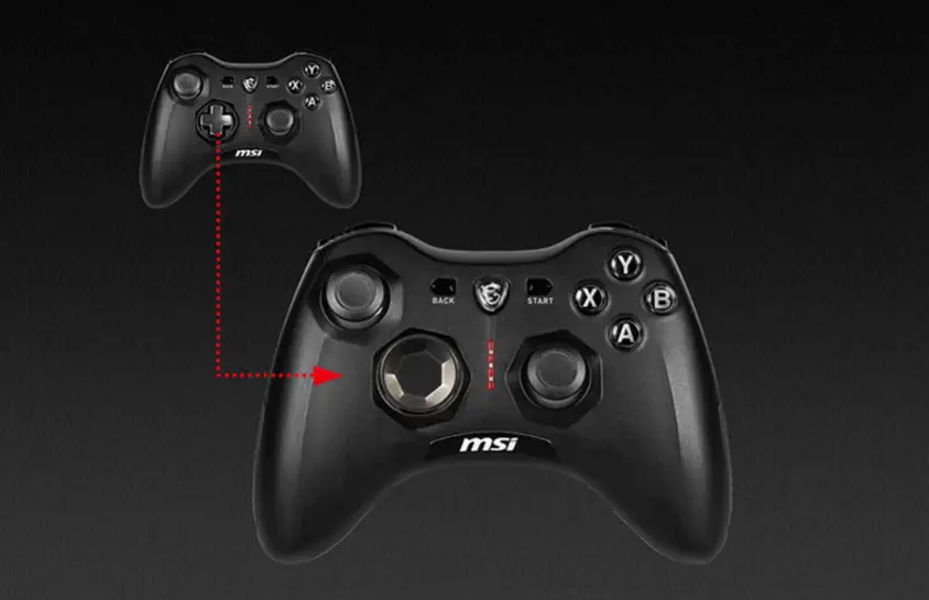 MSI Force GC20 V2 Black Gamepad