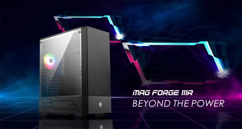 MSI MAG Forge 111R ATX Mid-Tower Gaming Kasa