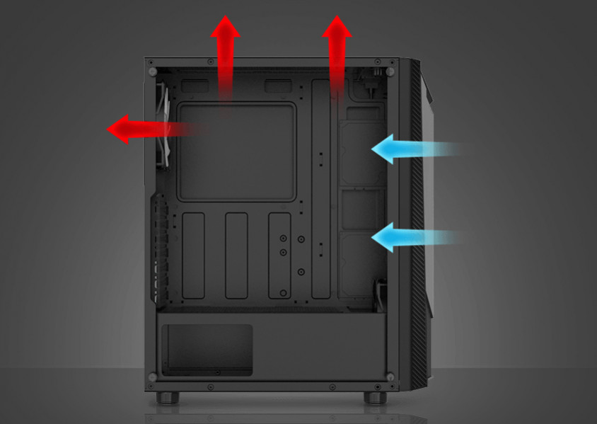 MSI MAG Shield 110A ATX Mid-Tower Gaming Kasa
