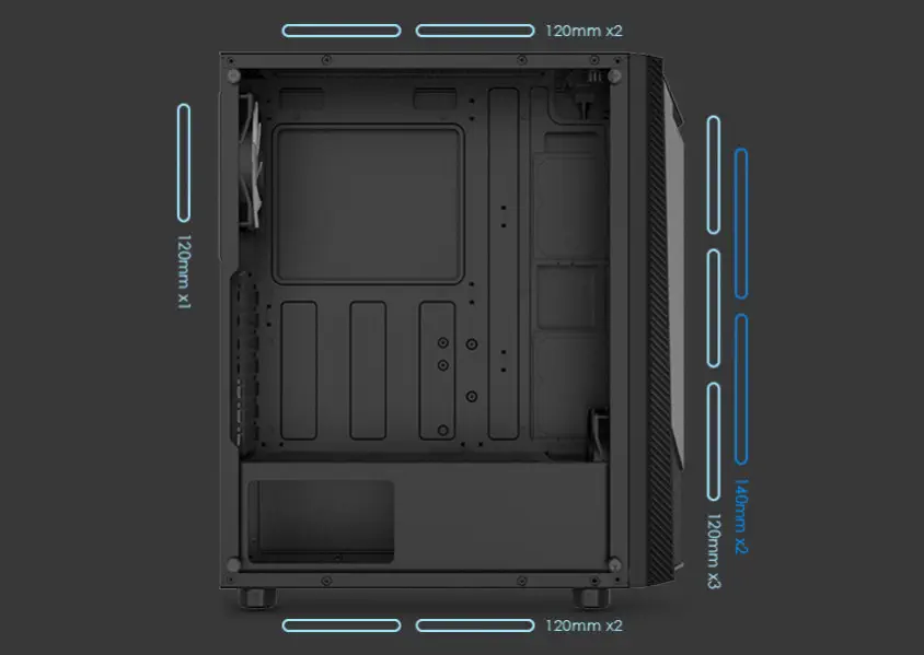 MSI MAG Shield 110A ATX Mid-Tower Gaming Kasa