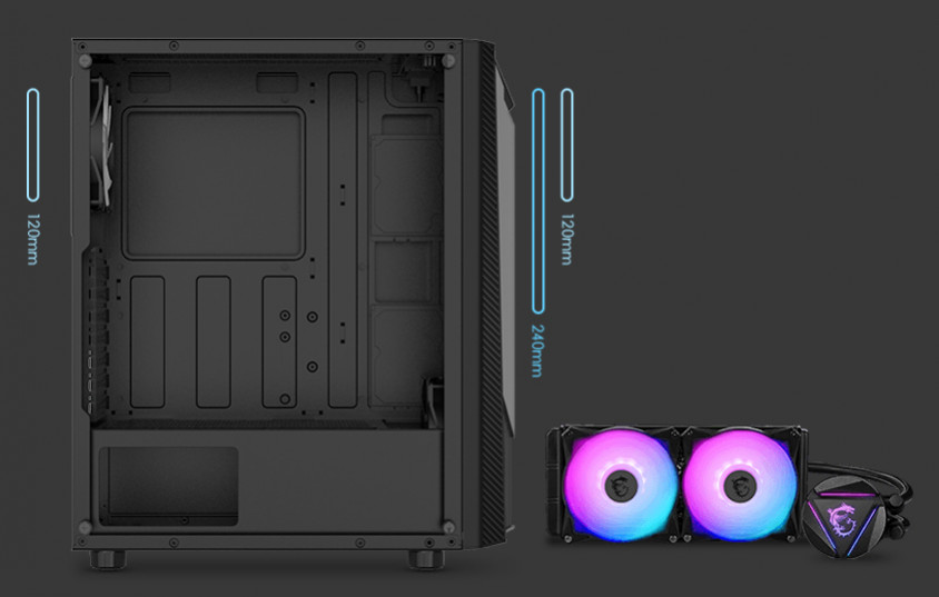 MSI MAG Shield 110R ATX Mid-Tower Gaming Kasa