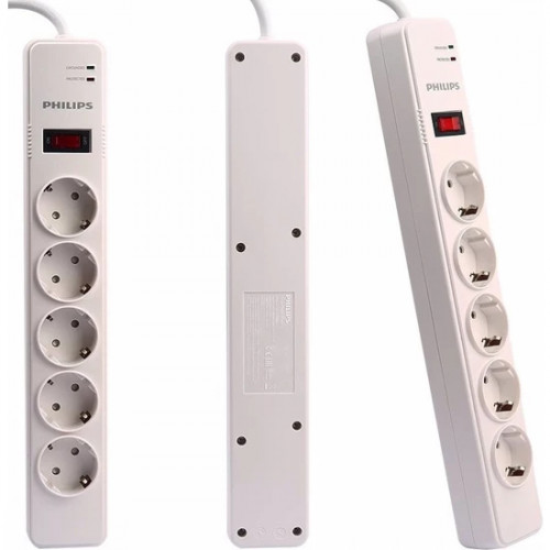 Philips SPS1050B/51 5`li 2 m Priz