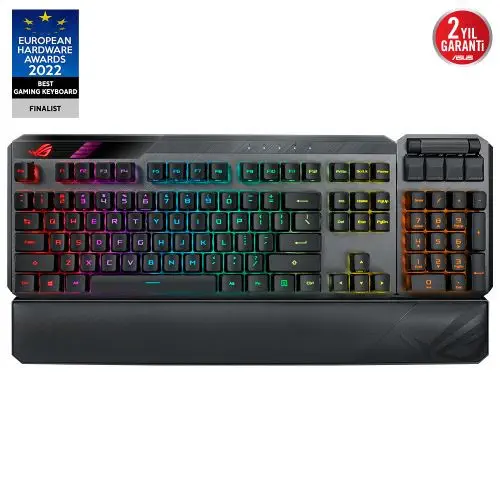 ASUS ROG Claymore II Optik Mekanik Kablosuz Gaming Klavye