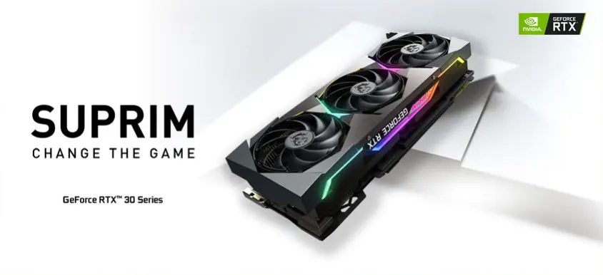 MSI GeForce RTX 3090 Ti SUPRIM X 24G Gaming Ekran Kartı