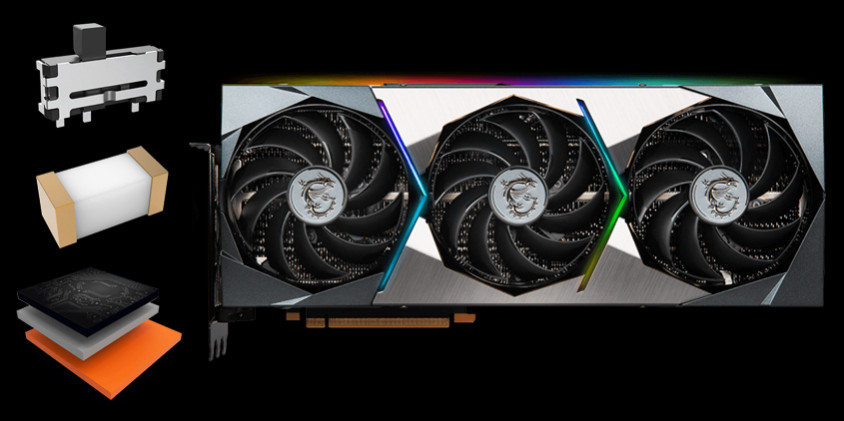 MSI GeForce RTX 3090 Ti SUPRIM X 24G Gaming Ekran Kartı