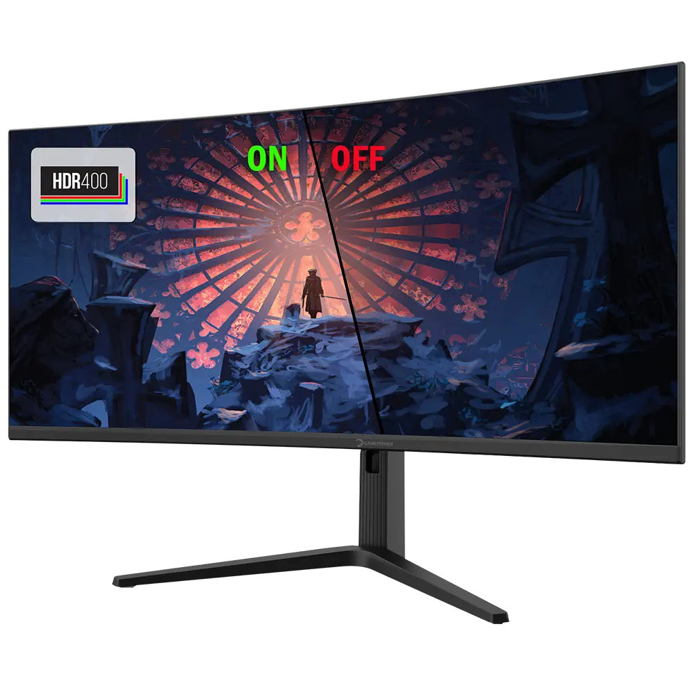 GamePower WQ35 35″ 1ms 180Hz Curved 2K WQHD 3440*1440 Gaming Monitör