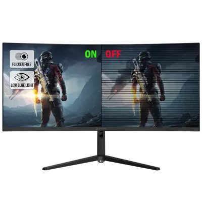 GamePower WQ35 35″ 1ms 180Hz Curved 2K WQHD 3440*1440 Gaming Monitör