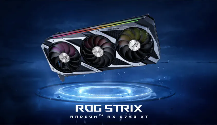 Asus ROG-STRIX-RX6750XT-O12G-GAMING Ekran Kartı