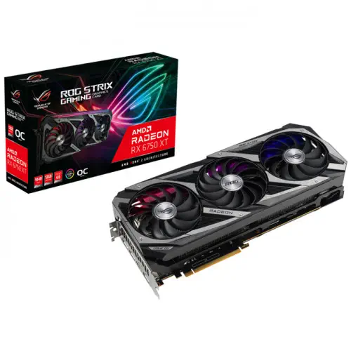 Asus ROG-STRIX-RX6750XT-O12G-GAMING Ekran Kartı