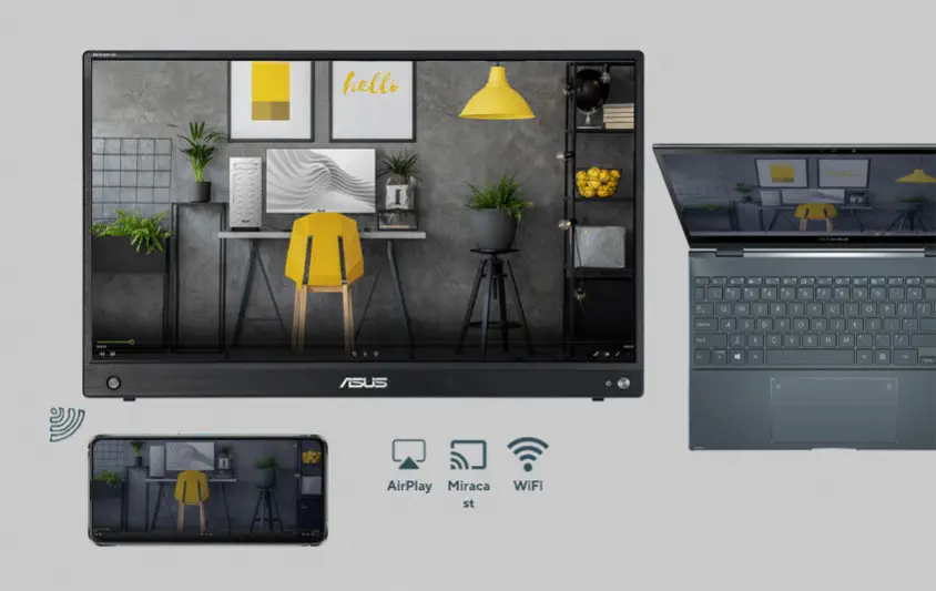 ASUS ZenScreen Go MB16AWP 15.6” IPS Full HD Taşınabilir Monitör