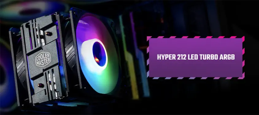Cooler Master Hyper 212 RR-212TK-18PA-R1 LED Turbo ARGB  2x120mm Intel/AMD CPU Soğutucu