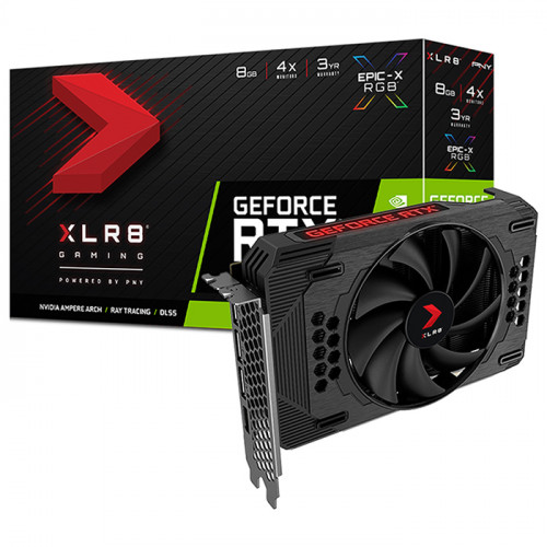 PNY GeForce RTX 3050 8GB XLR8 Gaming Revel Epic-X RGB Gaming Ekran Kartı
