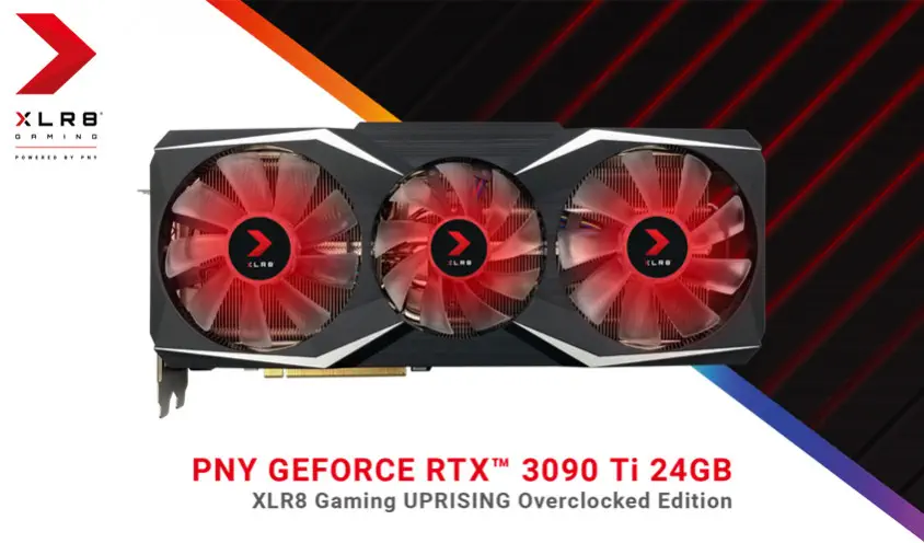 PNY GeForce RTX 3090 Ti 24GB XLR8 Gaming Uprising Epic-X RGB OC Gaming Ekran Kartı
