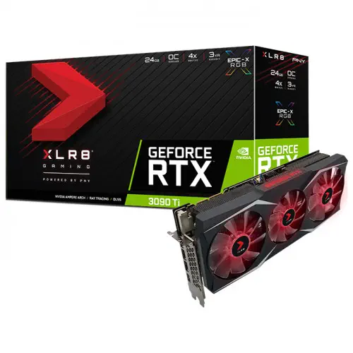 PNY GeForce RTX 3090 Ti 24GB XLR8 Gaming Uprising Epic-X RGB OC Gaming Ekran Kartı