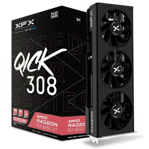 XFX Speedster QICK 308 AMD Radeon RX 6650 XT Ultra Gaming Ekran Kartı