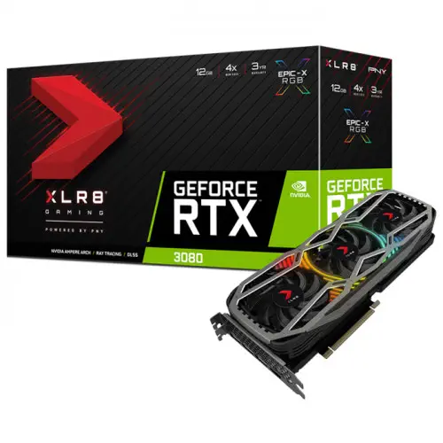 PNY GeForce RTX 3080 12GB XLR8 Gaming REVEL EPIC-X RGB LHR Gaming Ekran Kartı