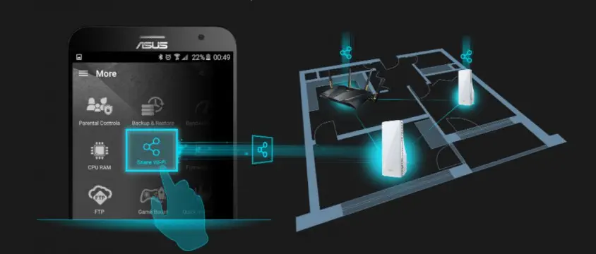 ASUS RP-AX56 Menzil Artırıcı