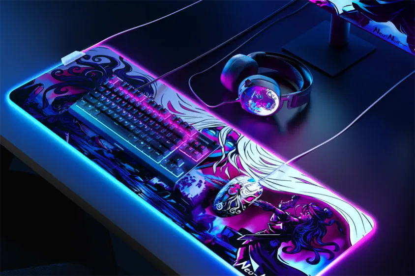 SteelSeries Qck Prism XL Neo Noir Edition Gaming MousePad