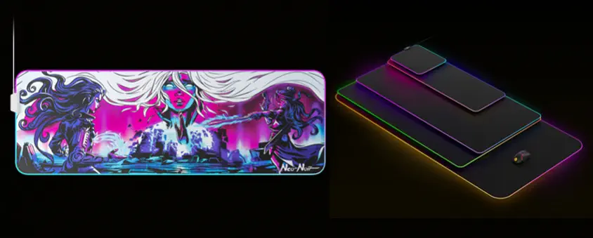 SteelSeries Qck Prism XL Neo Noir Edition Gaming MousePad