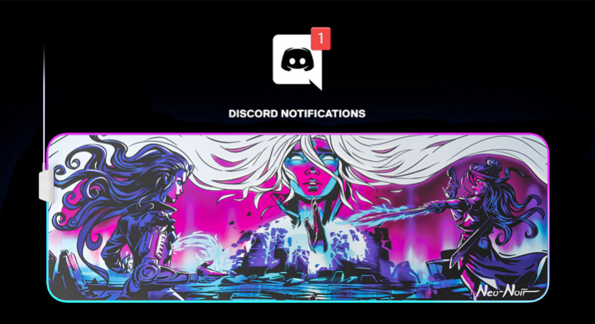 SteelSeries Qck Prism XL Neo Noir Edition Gaming MousePad