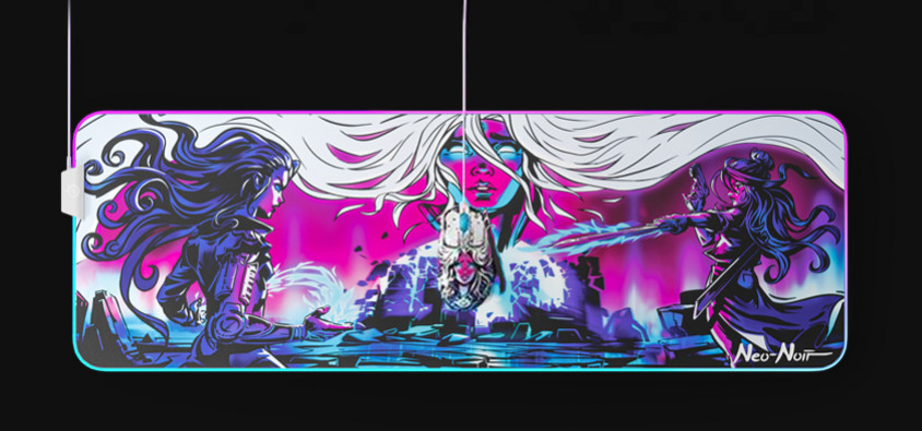 SteelSeries Qck Prism XL Neo Noir Edition Gaming MousePad