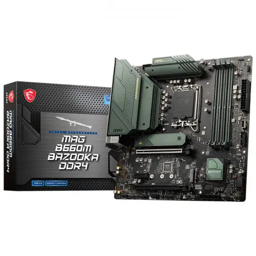 MSI MAG B660M Bazooka DDR4 Gaming Anakart