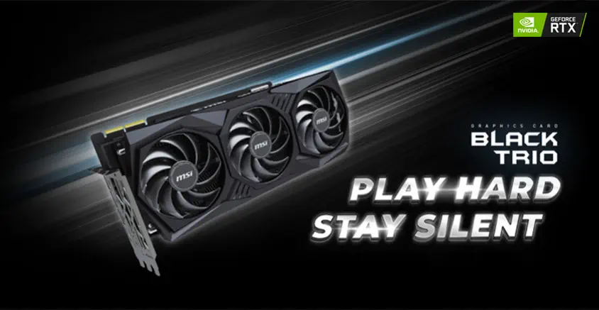 MSI GeForce RTX 3090 Ti BLACK TRIO 24G Gaming Ekran Kartı