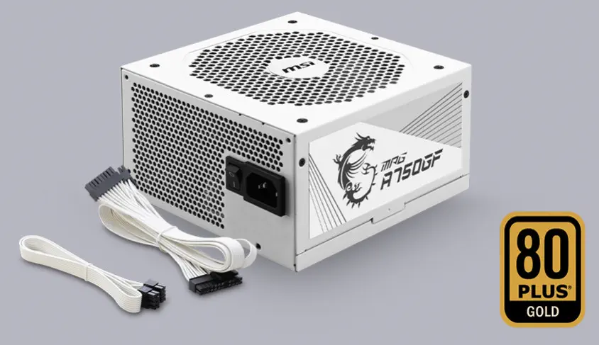 MSI MPG A750GF White 750W Full Modüler Gaming Power Supply