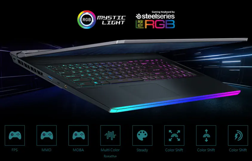 MSI Raider GE76 12UHS-037TR 17.3″ UHD Gaming Notebook