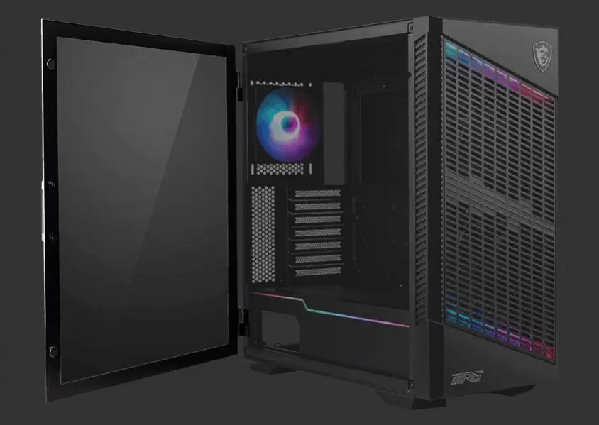 MSI MPG Velox 100P Airflow ATX Mid-Tower Gaming Kasa