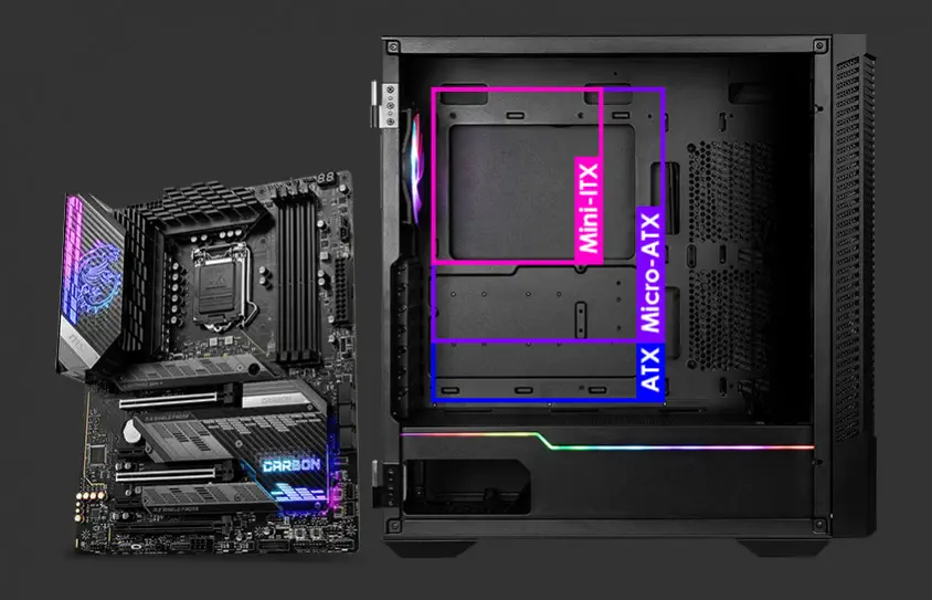 MSI MPG Velox 100P Airflow ATX Mid-Tower Gaming Kasa