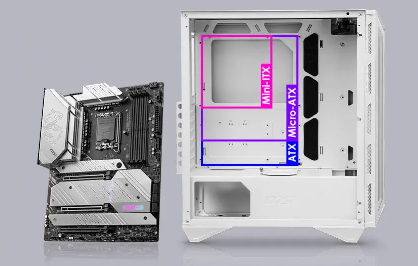 MSI MPG Gungnir 110R White ATX Mid-Tower Gaming Kasa