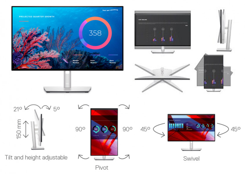 Dell UltraSharp U2422HE 23.8″ IPS Full HD Monitör